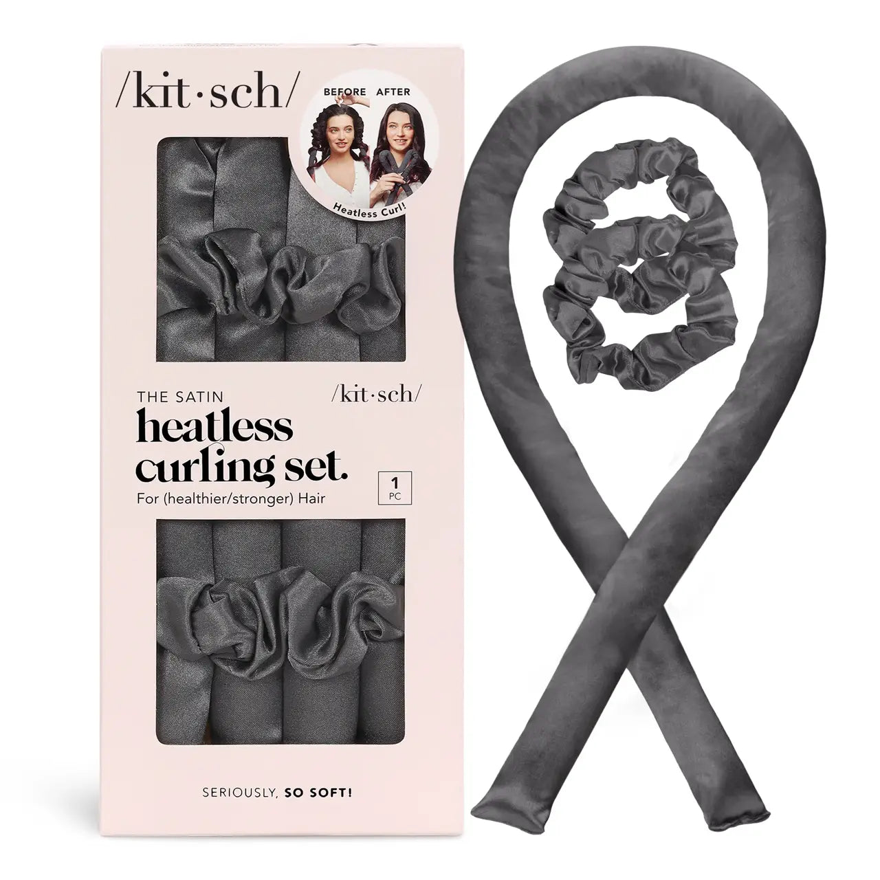 Satin Heatless Curling Set