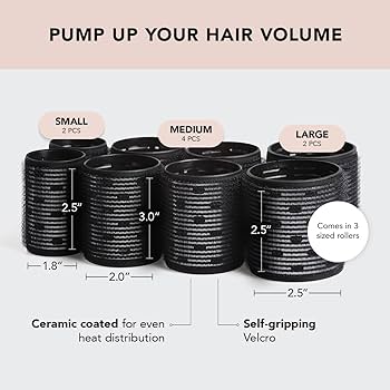 Ceramic Thermal Hair Rollers by Kitsch