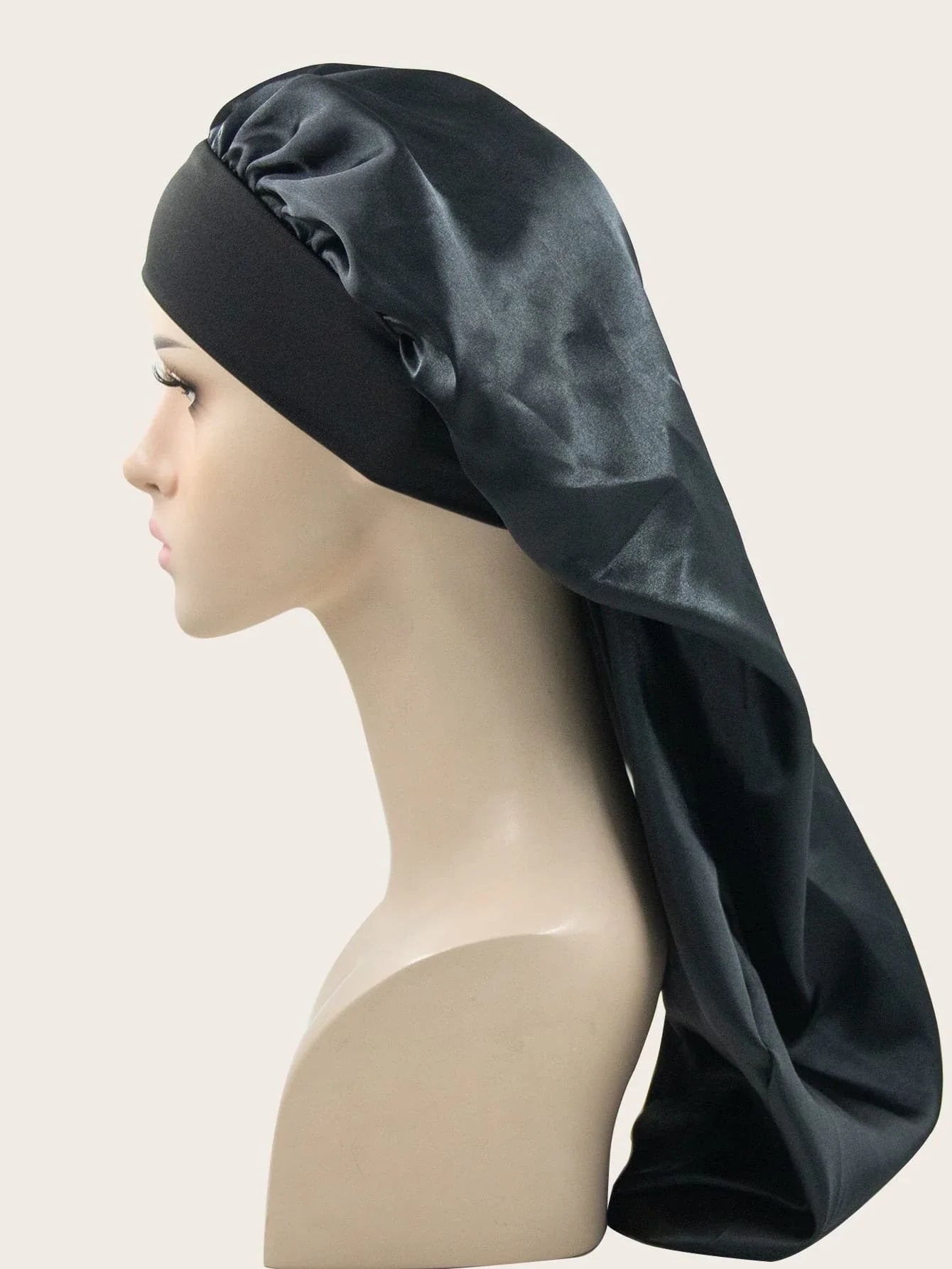 Extra Long Satin Bonnet